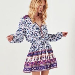 Spell Gypsy Love Play Dress - Indigo